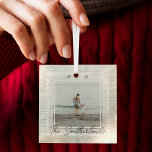 Ornement En Verre Year Full of Memories Family Photo Memory Keepsake<br><div class="desc">Christmas memory ornament for family and friends. Modern and minimal design with handwritten typography makes for a memorable Christmas ornament to share your favorite moment, adventure, or highlight from the year. Customize with a special family memory along with the date and year. A unique non-traditional Christmas ornament perfect for sharing...</div>