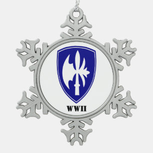 Ornement encadré de flocon de neige