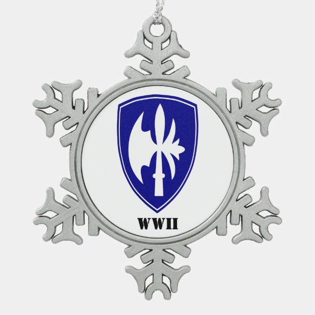 Ornement encadré de flocon de neige (Devant)