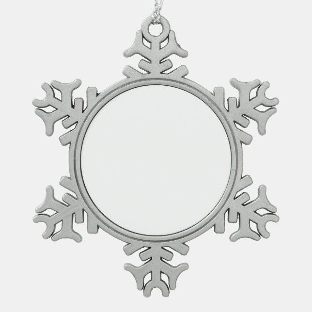 Ornement encadré en flocon de neige (Devant)