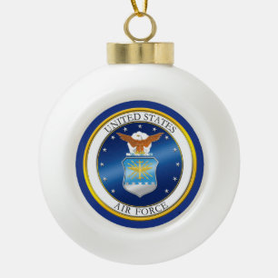 Ornement encadré Snowflake de l'USAF