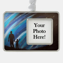 Merveille de photo de l'aurore de paternité