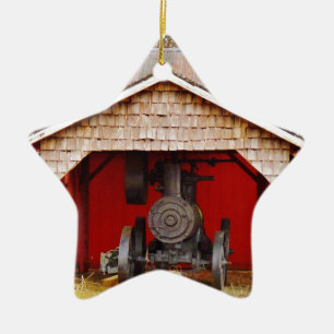 Ornement Étoile En Céramique Antique Tracer à vapeur