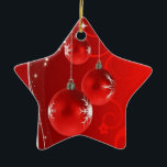 ORNEMENT ÉTOILE EN CÉRAMIQUE ARBRE DE NOËL PERSONNALISÉ<br><div class="desc">Des décorations uniques et originales pour un Noël très spécial.</div>