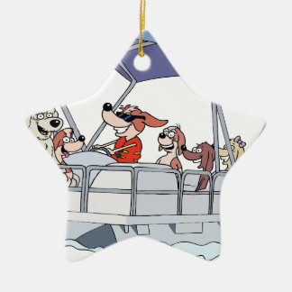 Ornement Étoile En Céramique Bateau de ponton