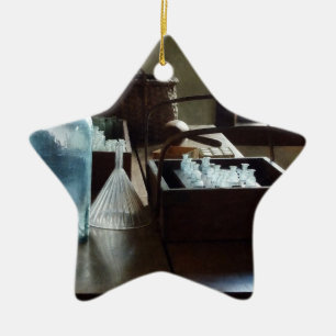 Ornement Étoile En Céramique Boîte de tubes à essai