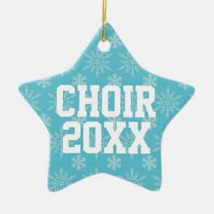 Ornement Étoile En Céramique Cadeau personnalisé d'ornement de Noël de musique