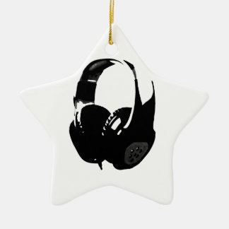 Ornement Étoile En Céramique Casque Pop Art