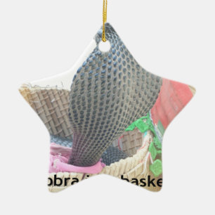 Ornement Étoile En Céramique Cobra dans le panier Imprimer