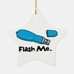 Ornement Étoile En Céramique conception de clé USB flash me