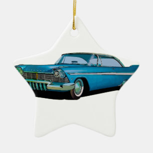 Ornement Étoile En Céramique Coupe sportive Plymouth Belvedere 1957