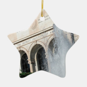 Ornement Étoile En Céramique Diamètre - Institut de Detroit des arts