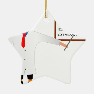 Ornement Étoile En Céramique Docteur Infirmière Bureau Médicale Destin Médical