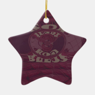 Ornement Étoile En Céramique Drôle Dieu bénit kenya Hakuna Matata Giraffes wov