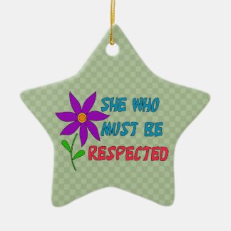Ornement Étoile En Céramique Elle qui doit être respectée