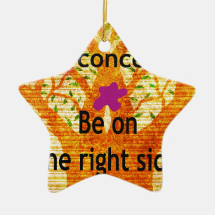 Ornement Étoile En Céramique Enraciné dans la droiture Baobab perspective Vinta