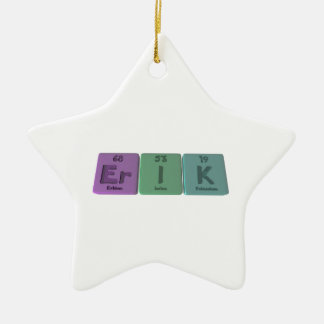Ornement Étoile En Céramique Erik en tant que potassium d'iode d'erbium