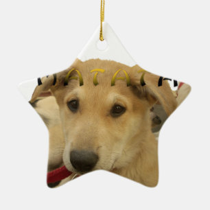 Ornement Étoile En Céramique Hakuna Matata Je sais ce que vous pensez pinctur