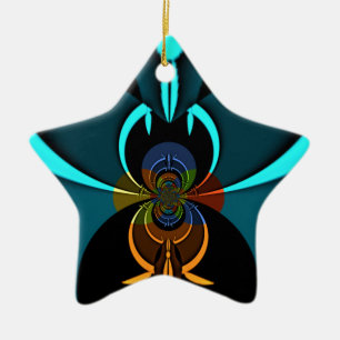 Ornement Étoile En Céramique Haloween Special Hakuna Matata