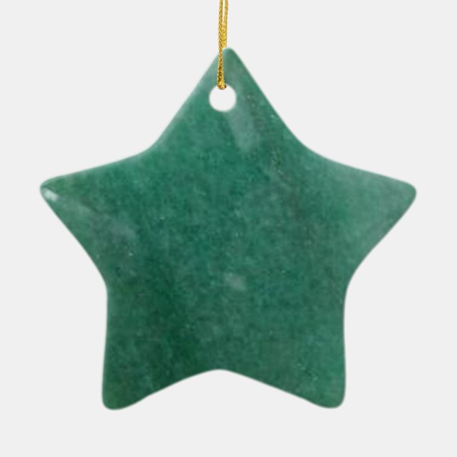 Ornement Étoile En Céramique Jade Star (Devant)