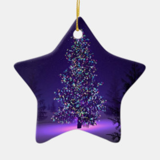 Ornement Étoile En Céramique Joyeux Noël Oranament