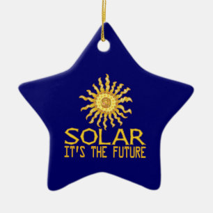 Ornement Étoile En Céramique L'avenir de l'énergie solaire