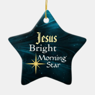 Ornement Étoile En Céramique L'étoile du matin Jésus Customisé