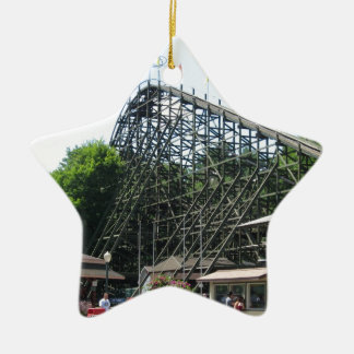 Ornement Étoile En Céramique Montagnes russes de Phoenix chez Knoebels