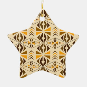 Ornement Étoile En Céramique Navajo