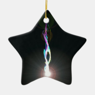 Ornement Étoile En Céramique Paratonnerre