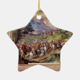 Ornement Étoile En Céramique Peinture murale dans le musée de Vatican