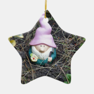 Ornement Étoile En Céramique Peu de gnome