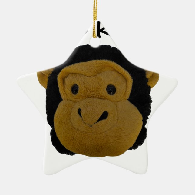 Ornement Étoile En Céramique Responsable (Devant)