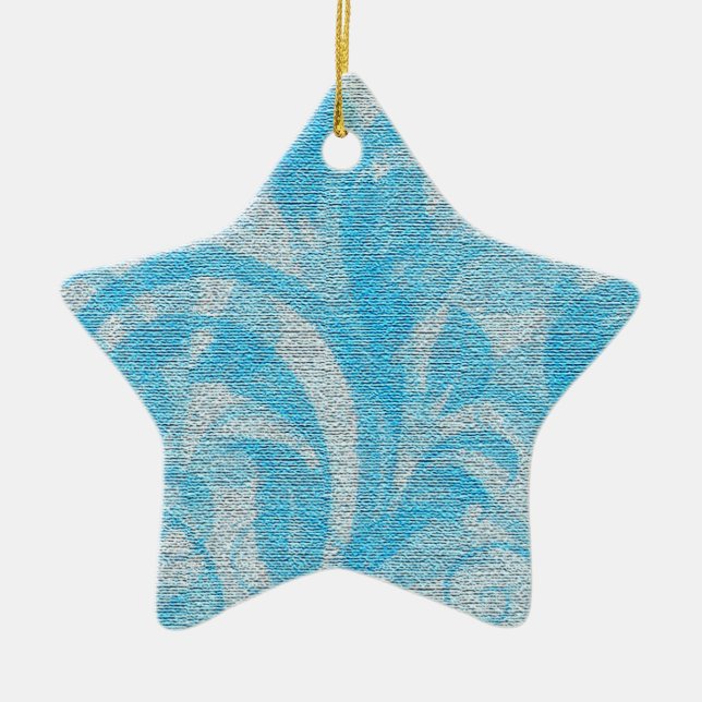 Ornement Étoile En Céramique STAR Christmas Tree Ornament (Devant)