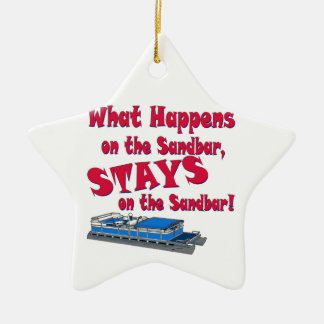 Ornement Étoile En Céramique Sur Le Sandbar