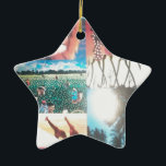 Ornement Étoile En Céramique Tapisserie kenyane : Faune, culture et plage côtiè<br><div class="desc">Tapisserie kenyane : Faune, culture, et ornement de plage côtière Célébrez la beauté à couper le souffle du Kenya avec la Tapisserie kenyane : Faune, culture, et ornement de plage côtière! Ce décor unique est un vibrant hommage, mêlant astucieusement les éléments les plus chers du pays : Faune : présentation...</div>