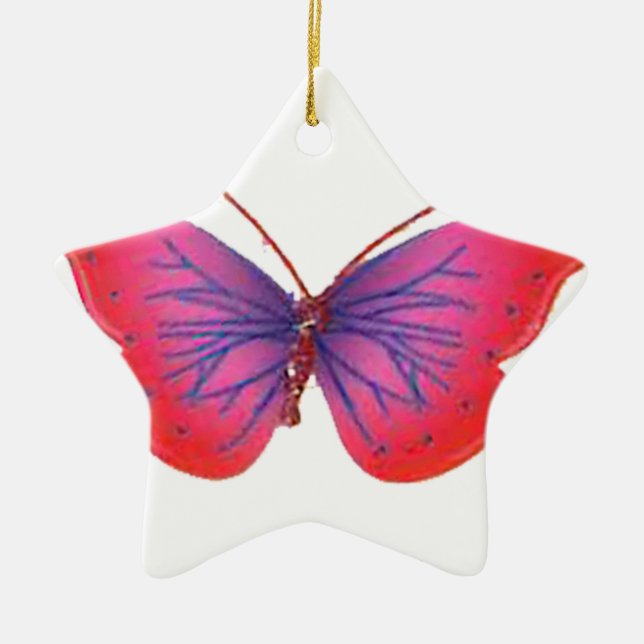 Ornement Étoile En Céramique Toujours jeune (Devant)