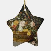 Ornement Étoile En Céramique Un panier des fleurs - Jan Brueghel le plus jeune (Gauche)