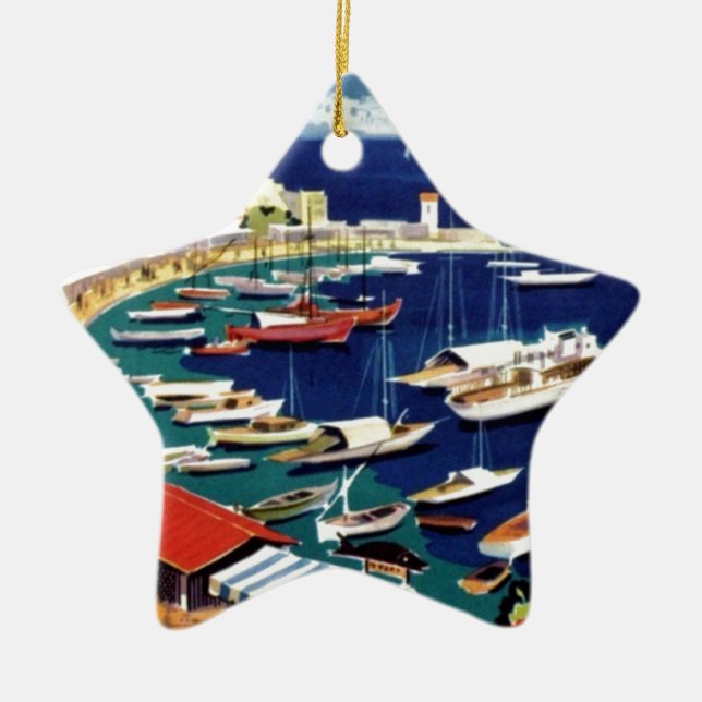 Ornement Étoile En Céramique Vintage voyage Athènes Grèce (Devant)