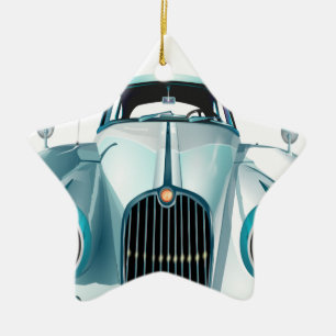 Ornement Étoile En Céramique voiture voiture vintage