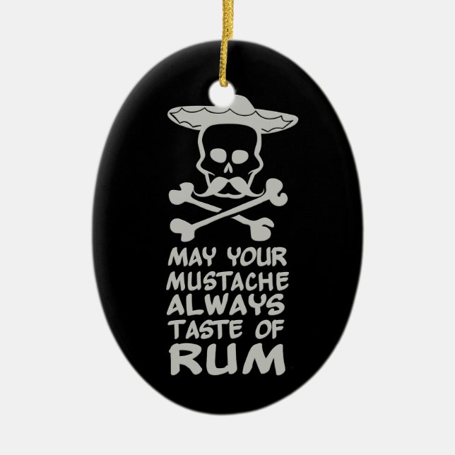Ornement fait sur commande de couleur de moustache (Devant)