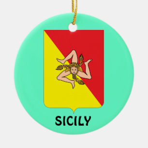 Ornement fait sur commande de Noël de SICILY*