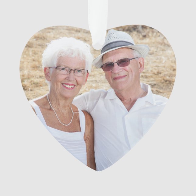 Ornement fait sur commande de vacances de photo de (devant)