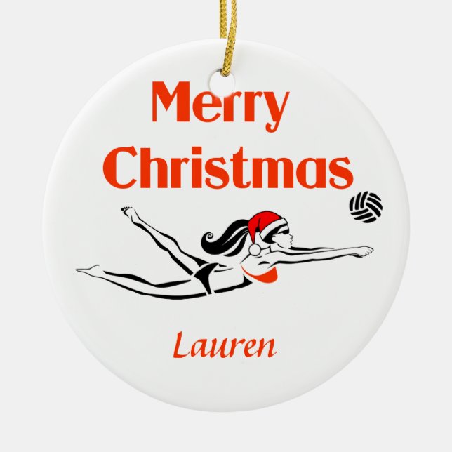 Ornement fait sur commande de VolleyChick (Devant)