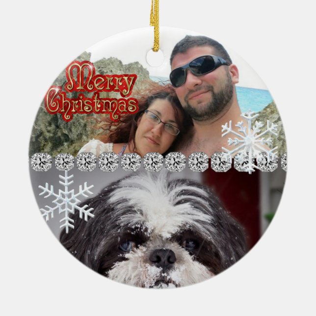 Ornement fait sur commande personnalisé mignon (Dos)