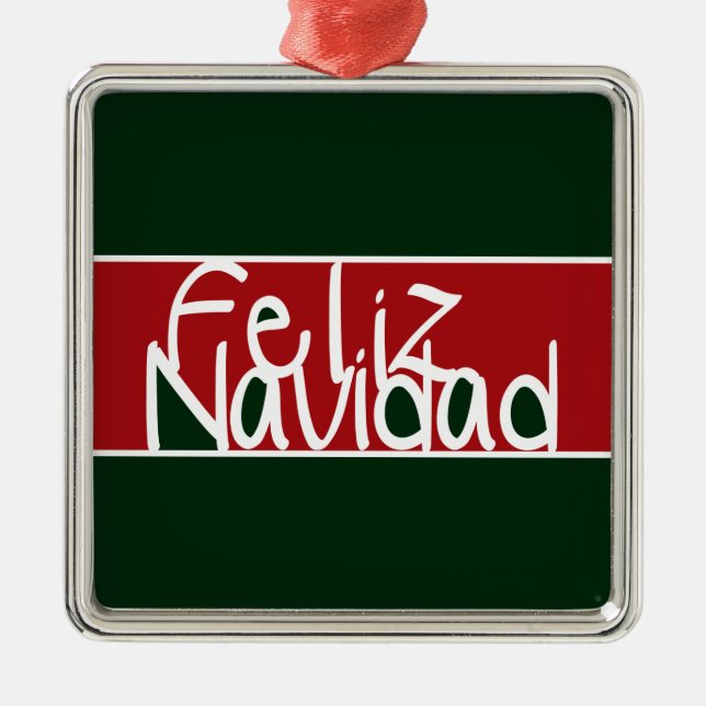 Ornement Feliz Navidad (Devant)