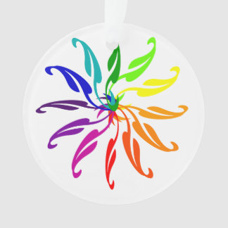 Ornement - Feuilles de roulette couleur