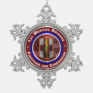 Ornement Flocon De Neige 1st Brigade médicale Keepsake
