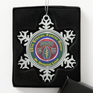 Ornement Flocon De Neige 20th Special Forces Group