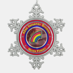 Ornement Flocon De Neige 42e division d'infanterie